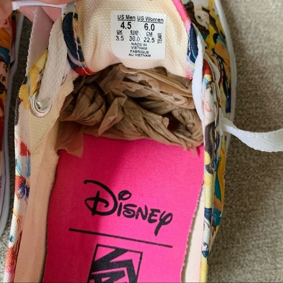 Vans Disney Princess Low Sneaker Size 6 - Picture 5 of 11